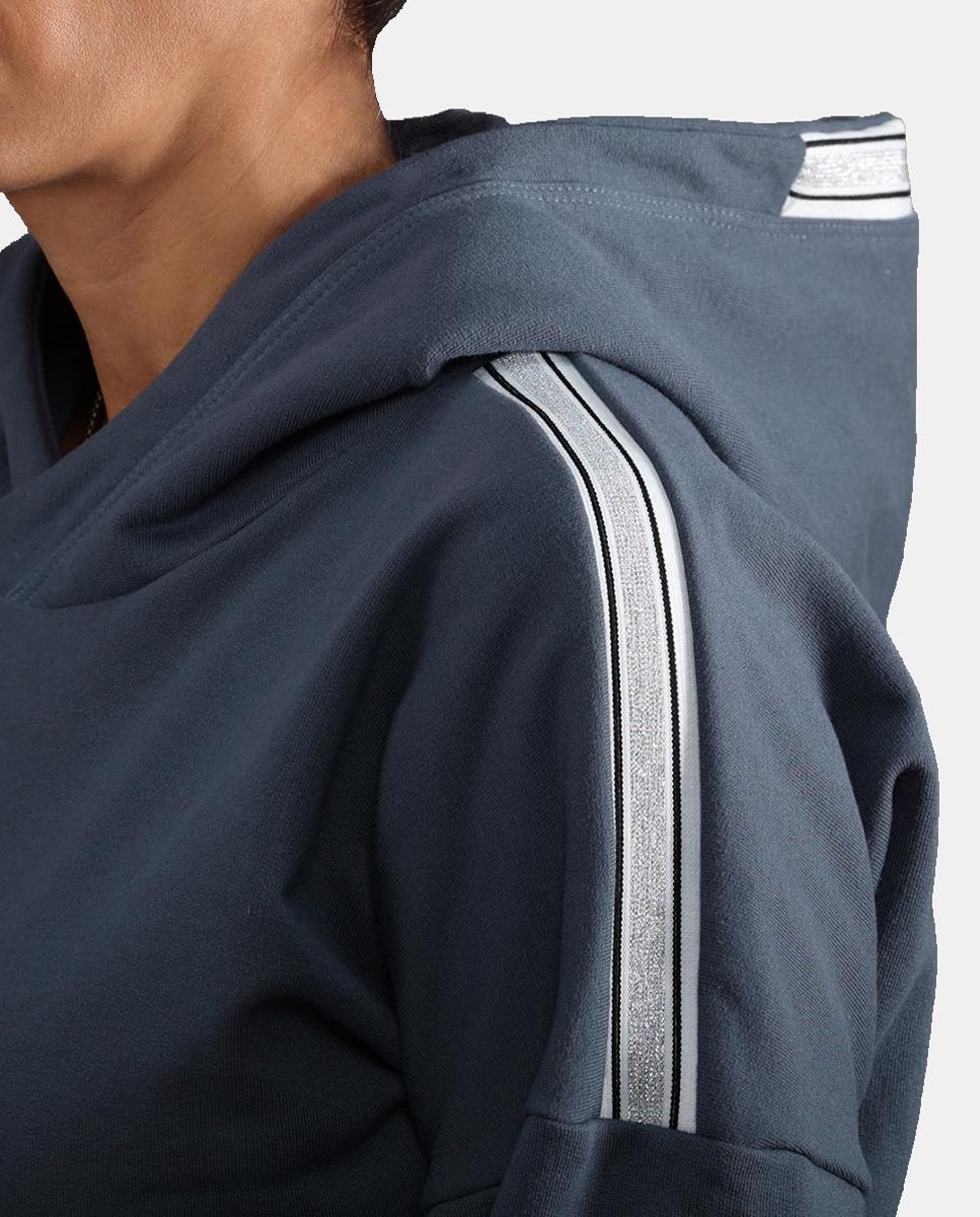 Sudadera De Mujer Gloss Endless - Azul denim Azul denim-5