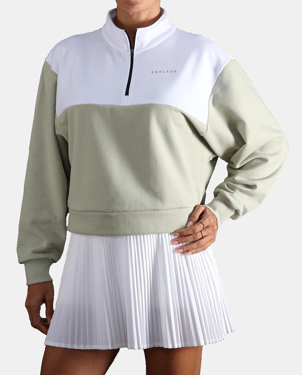 Imagen 0 de Sudadera De Mujer Vibe Endless Verde militar