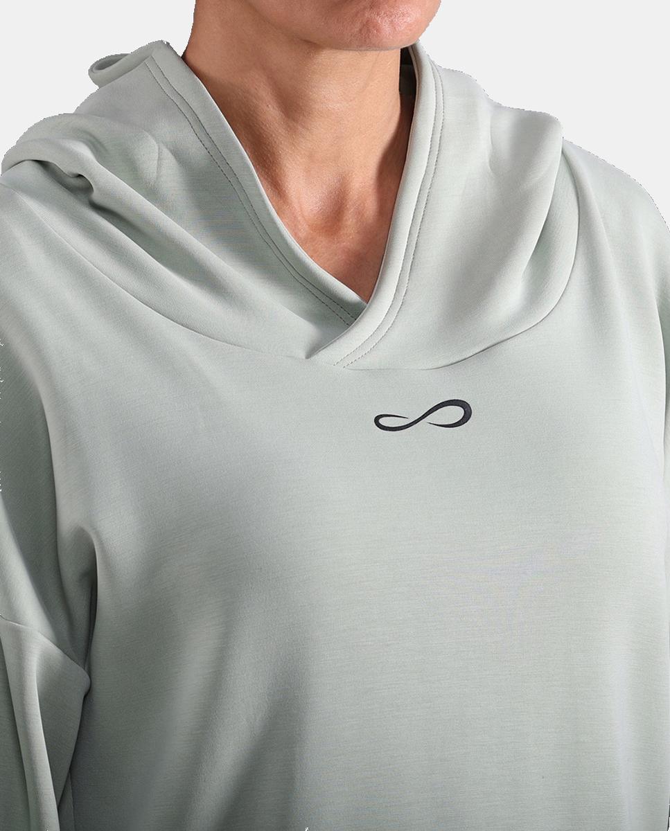 Sudadera De Mujer Hypersoft Endless - Verde militar Verde militar-5