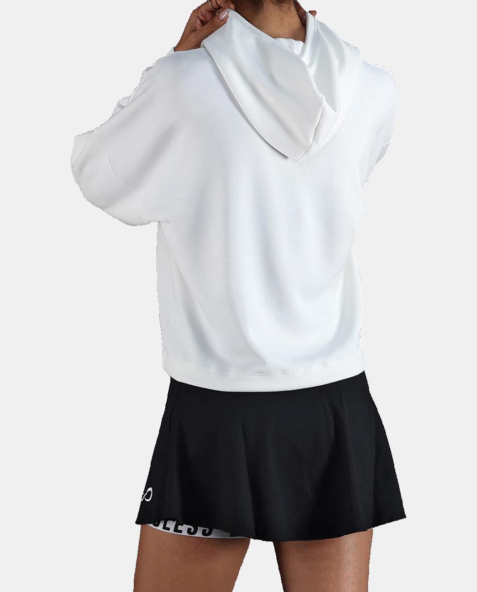 Sudadera De Mujer Hypersoft Endless - Blanco Blanco-2