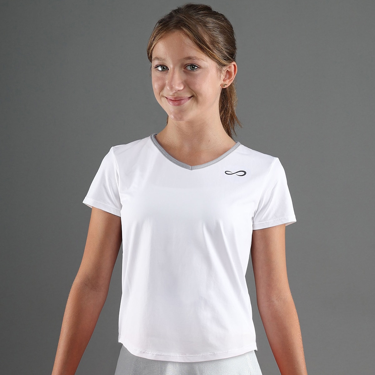 T-shirt de Menina Glory Kids Branco-1