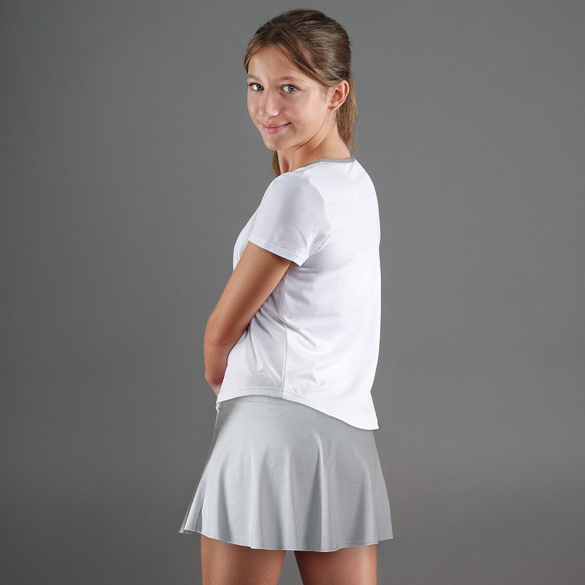 T-shirt de Menina Glory Kids Branco-3