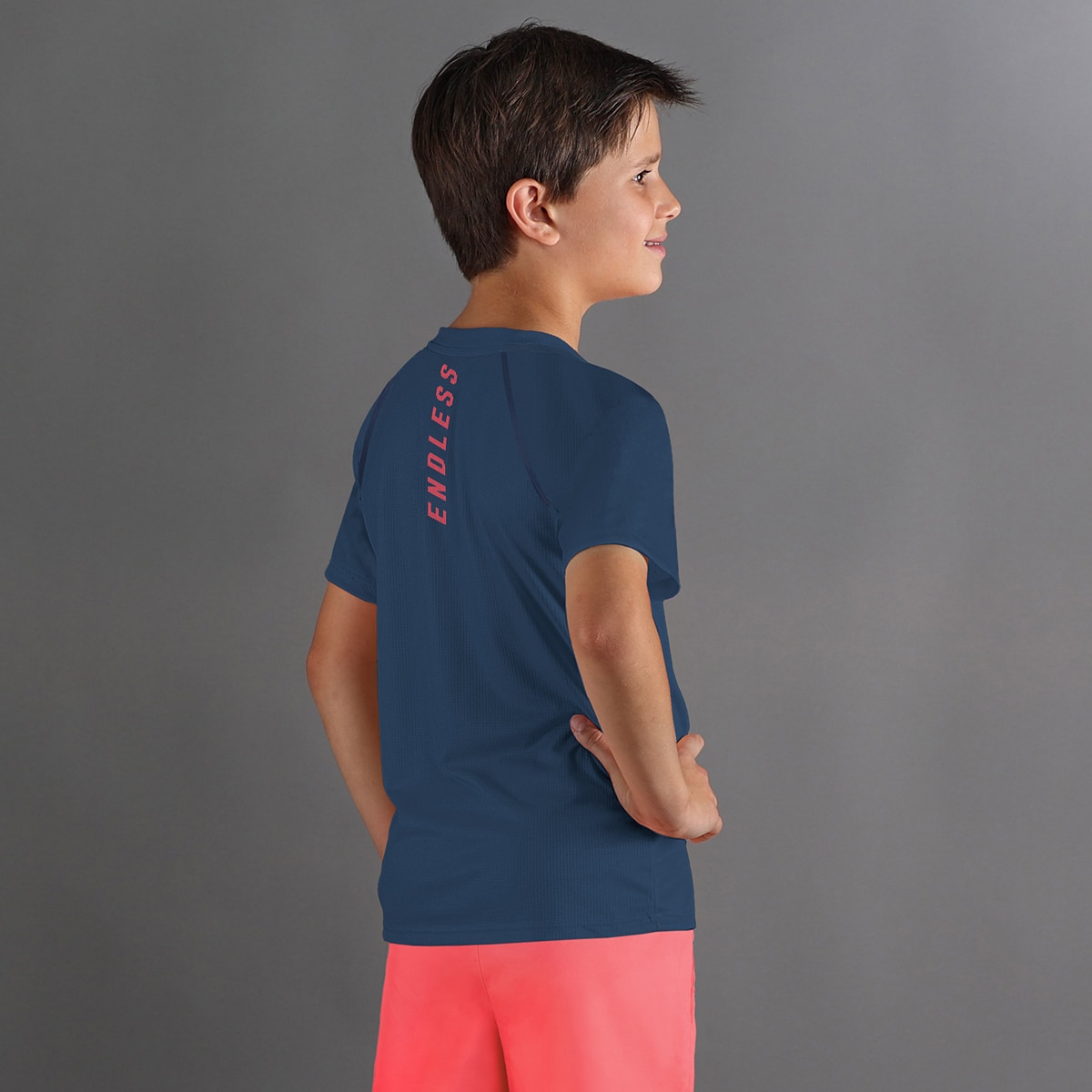 T-shirt de Menino Unlimited Diamond Kids Azul-2