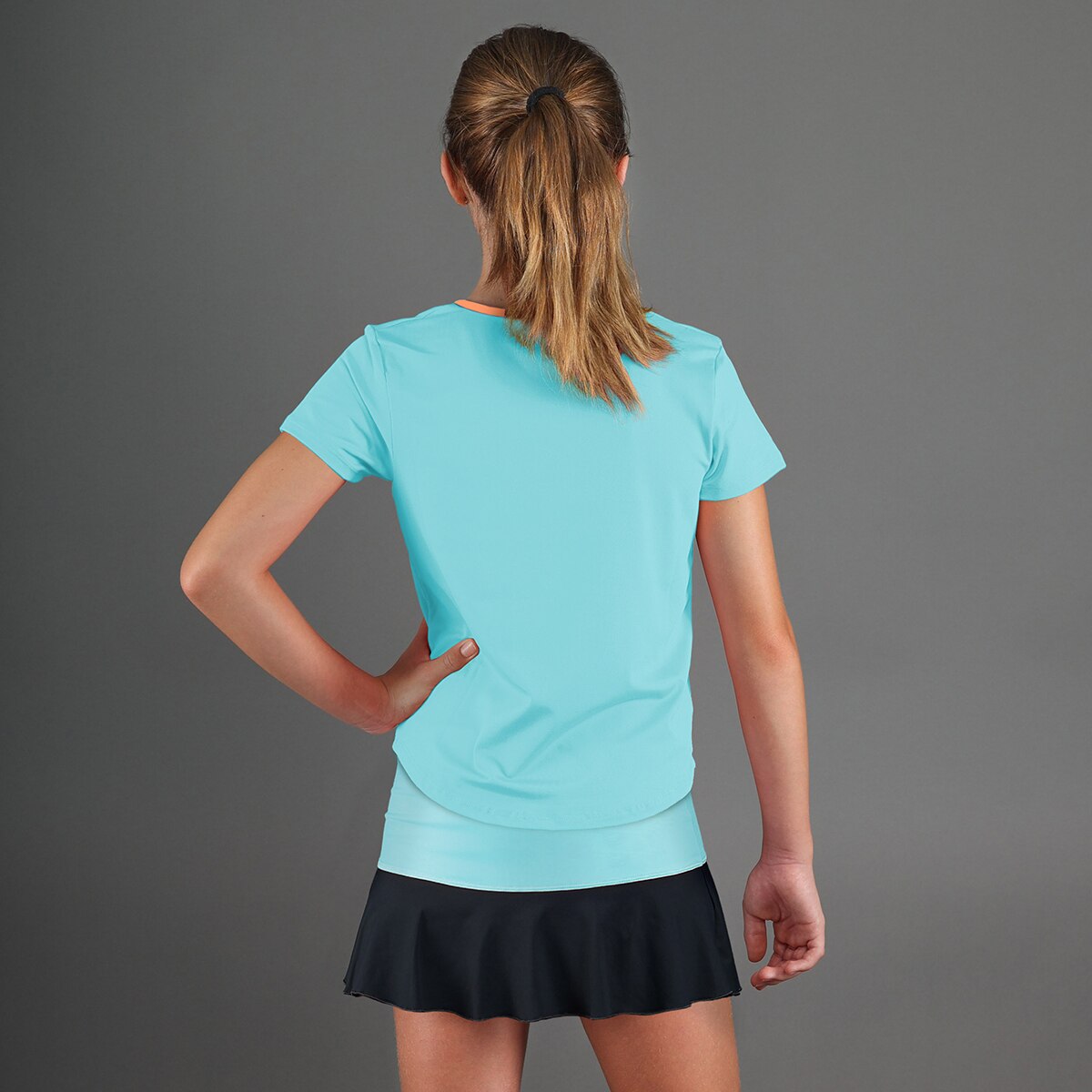 T-shirt de Menina Glory Kids Água-marinha-3
