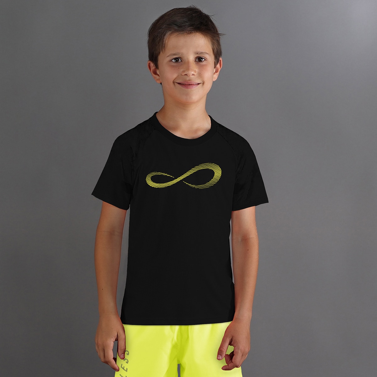 T-shirt Unlimited Diamond Kids de Menino Preto-1