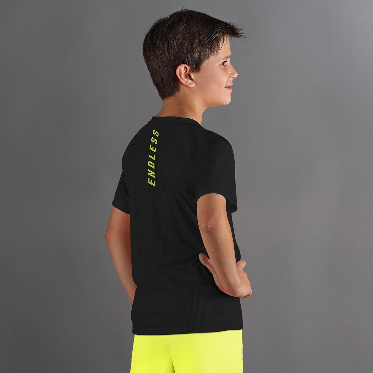 T-shirt Unlimited Diamond Kids de Menino Preto-2
