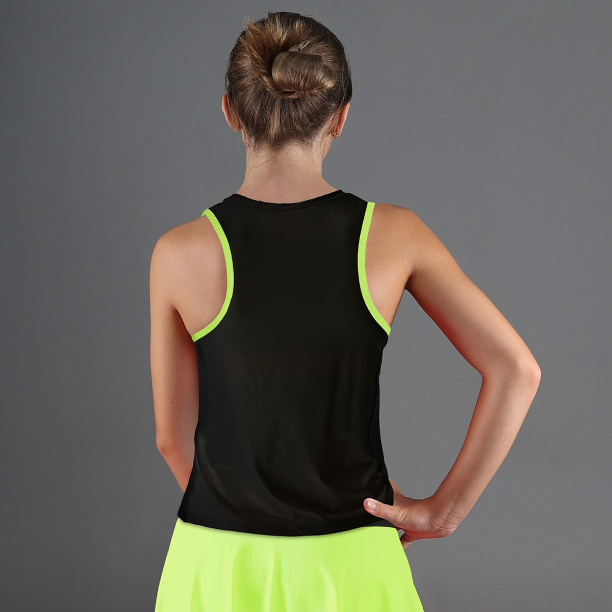 T-shirt de Menina Essential Kids Preto-2
