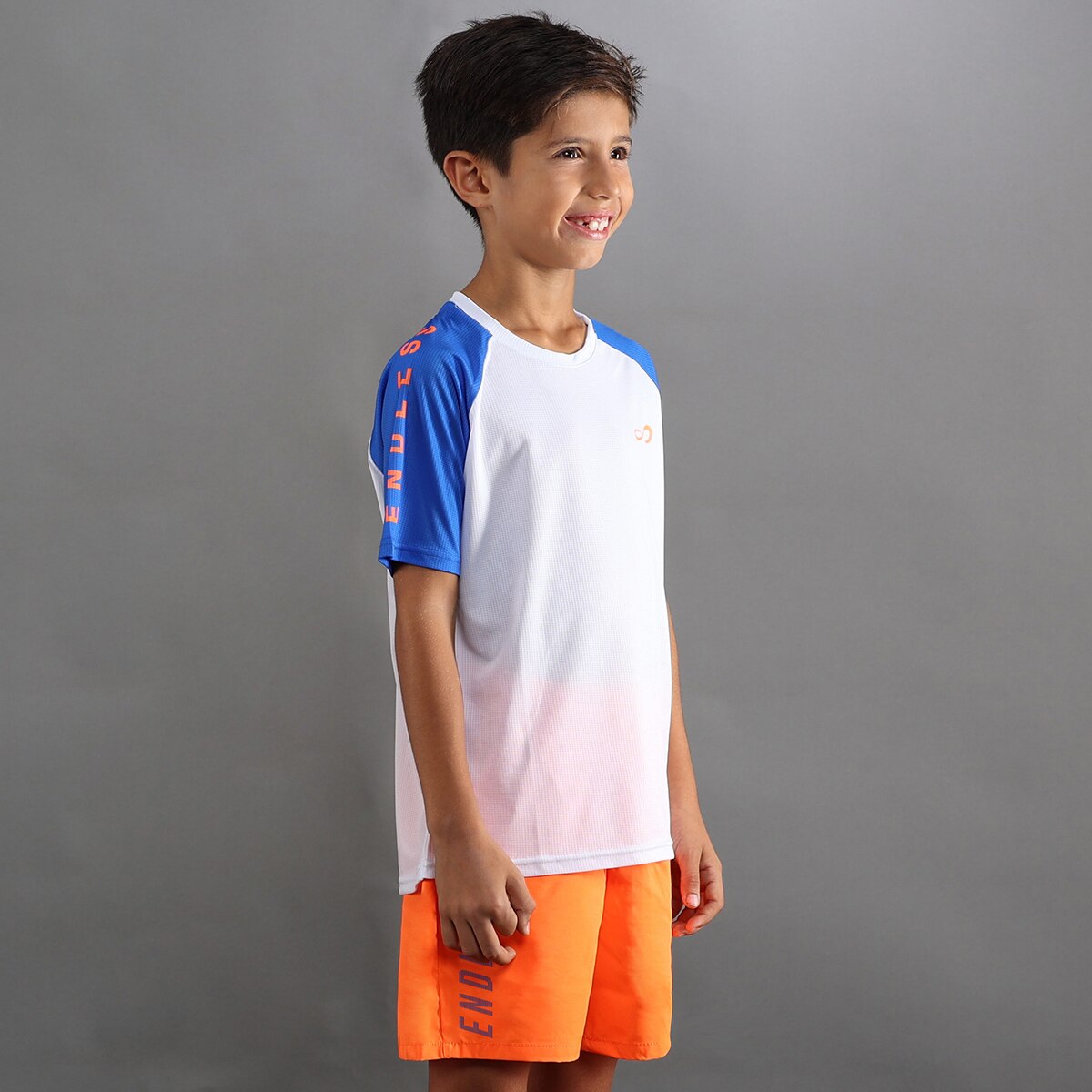 T-shirt de Menino Feisty Iconic Kids Preto-4