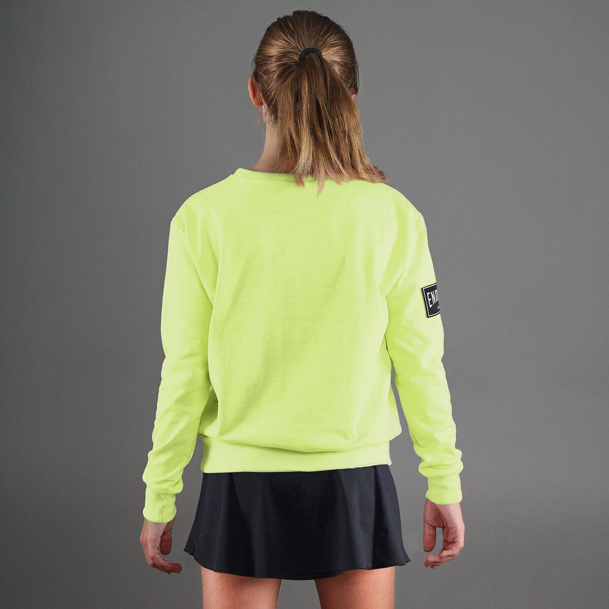 Sweatshirt de Menina Inner Kids Amarelo-flúor-2
