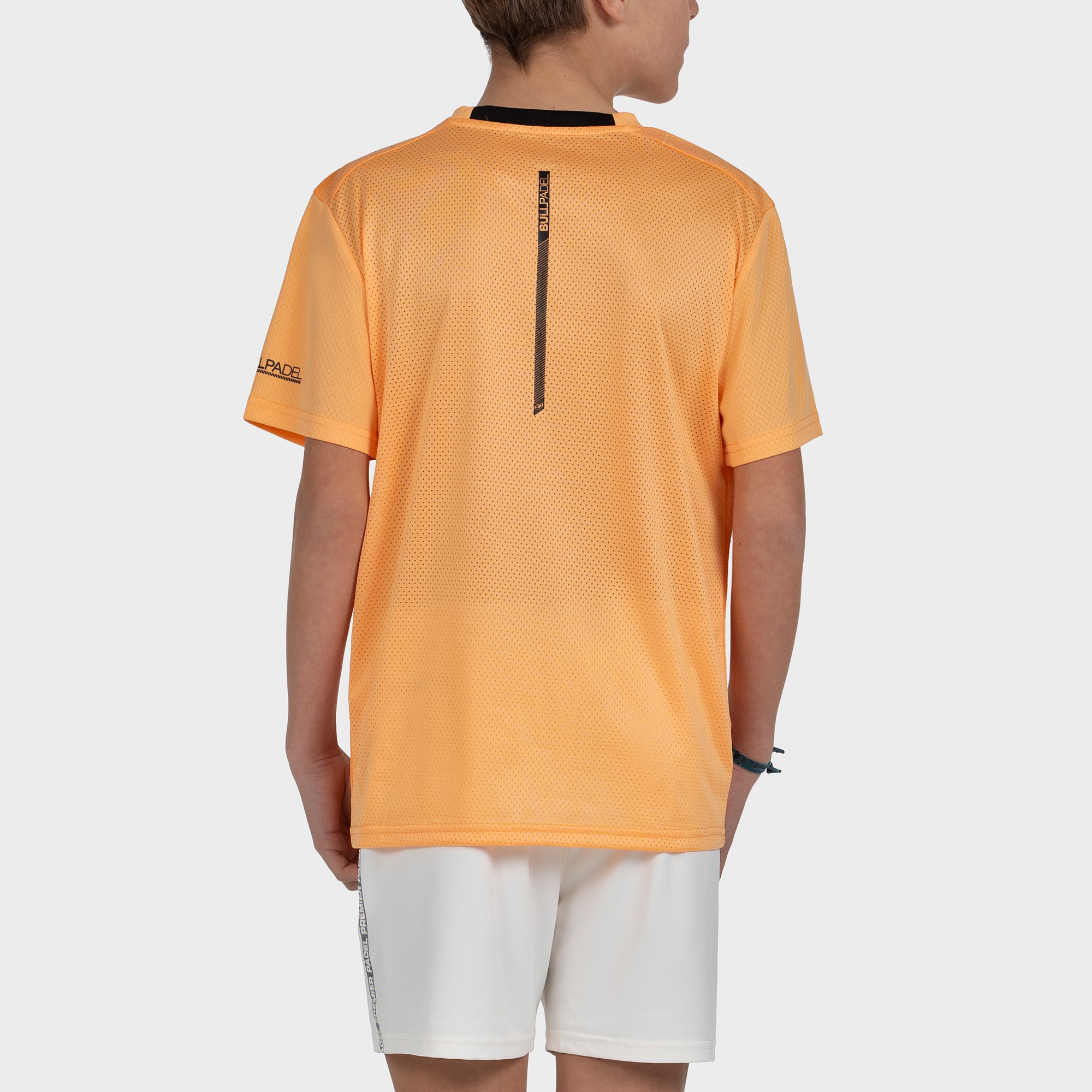 T-shirt de Manga Curta de Menino Castil J Laranja-4