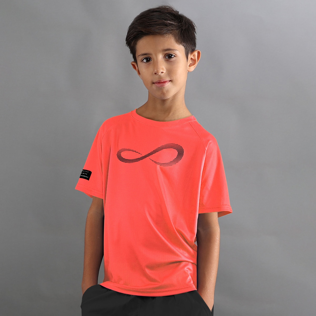 T-shirt de Menino Unlimited Diamond Kids Vermelho-1