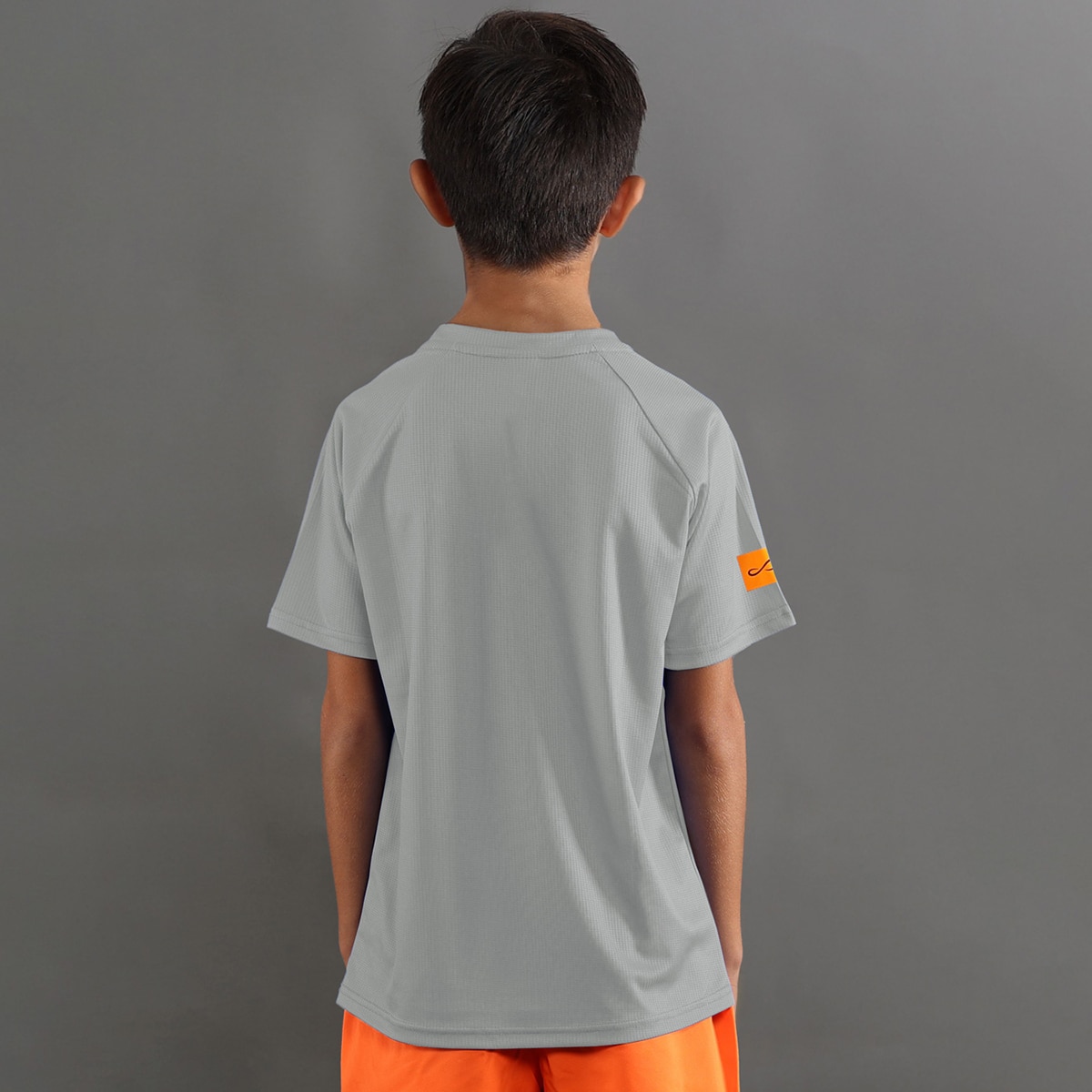 T-shirt de Menino Unlimited Diamond Kids Cinzento-claro-2