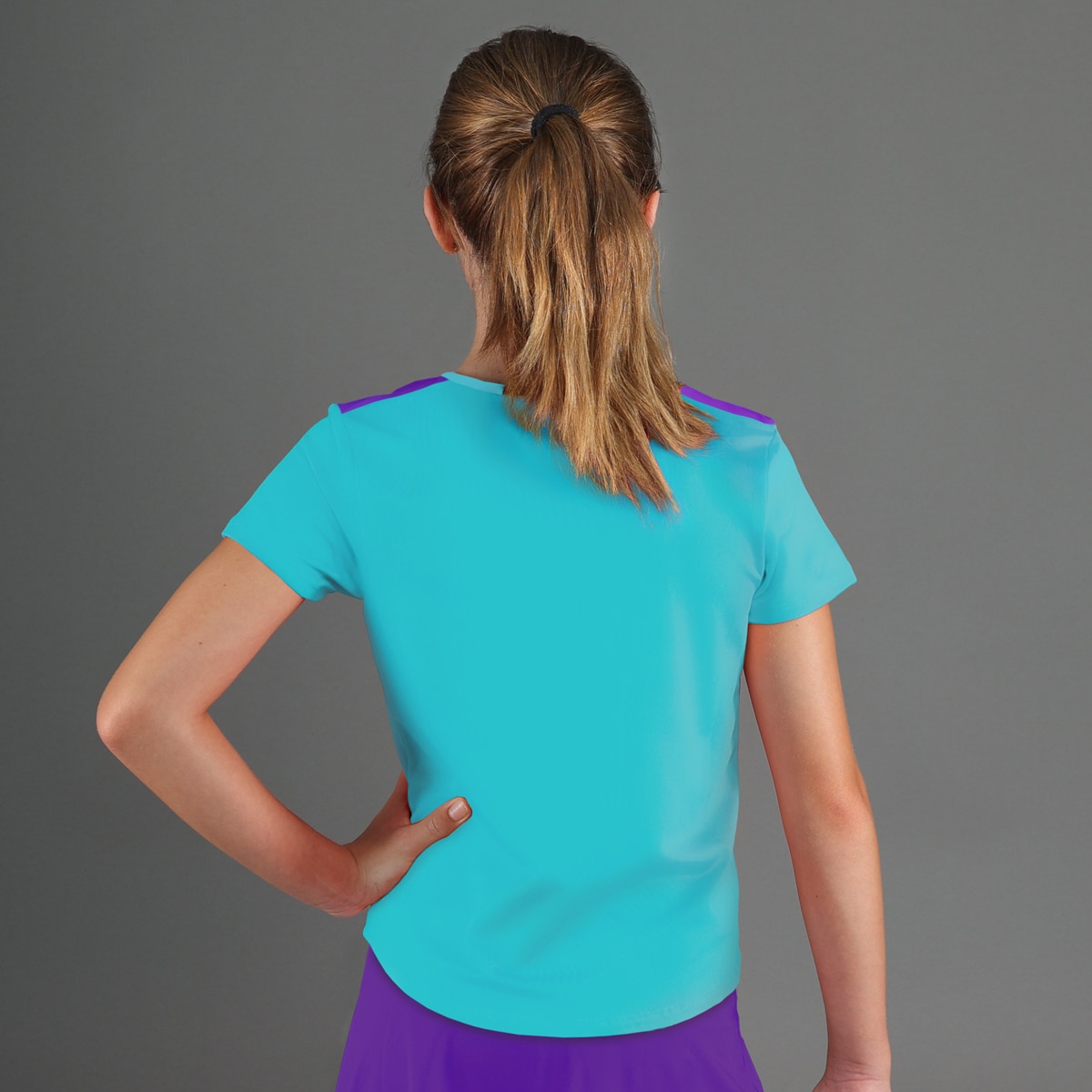 T-shirt de Menina Glory II Kids Azul Céu-2
