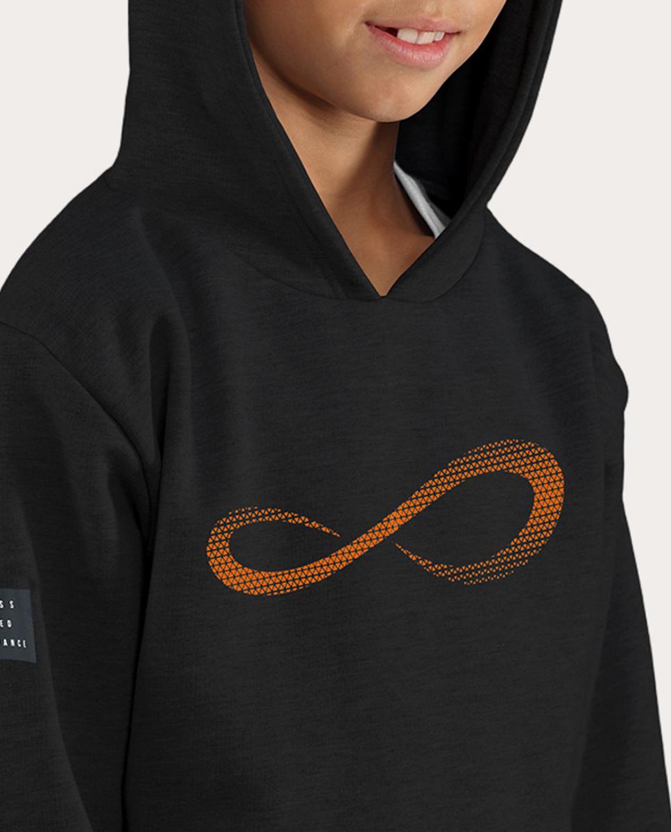 Sweatshirt de Menino Rush Ii Kids Preto-3