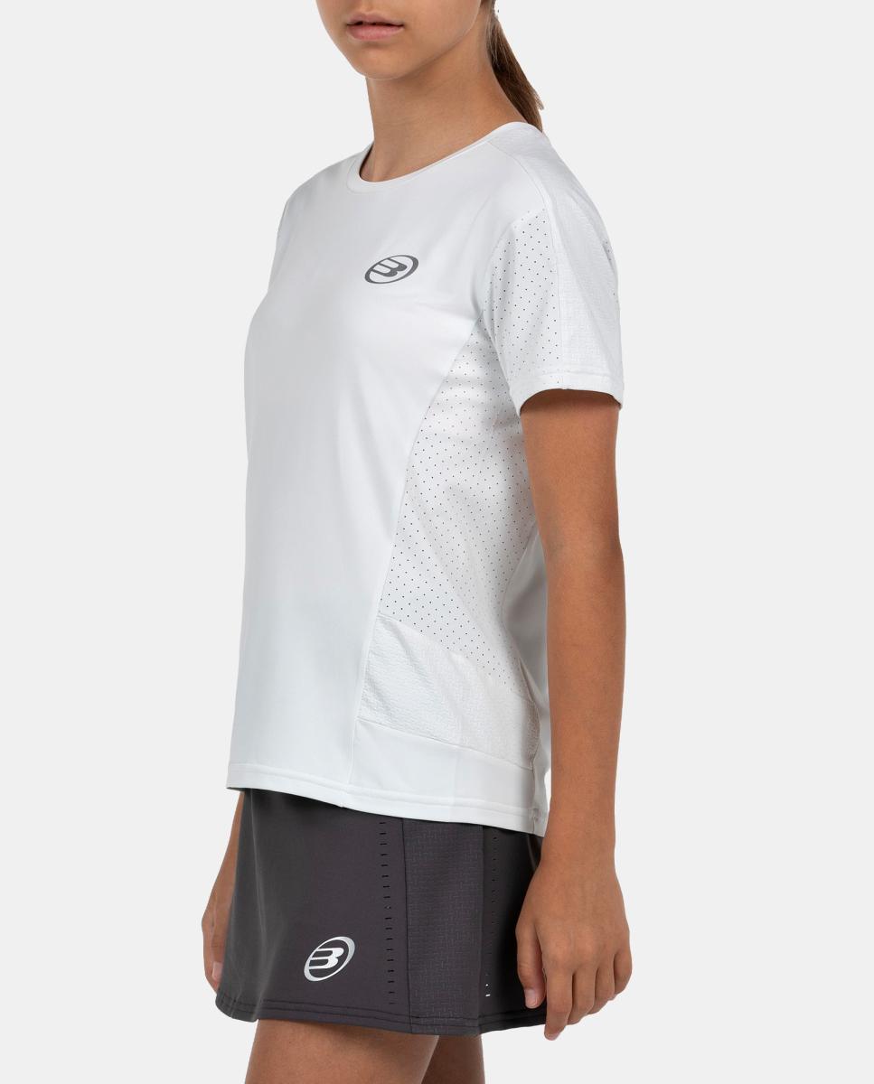 T-Shirt  de Criança Omur G Bullpadel Branco-2
