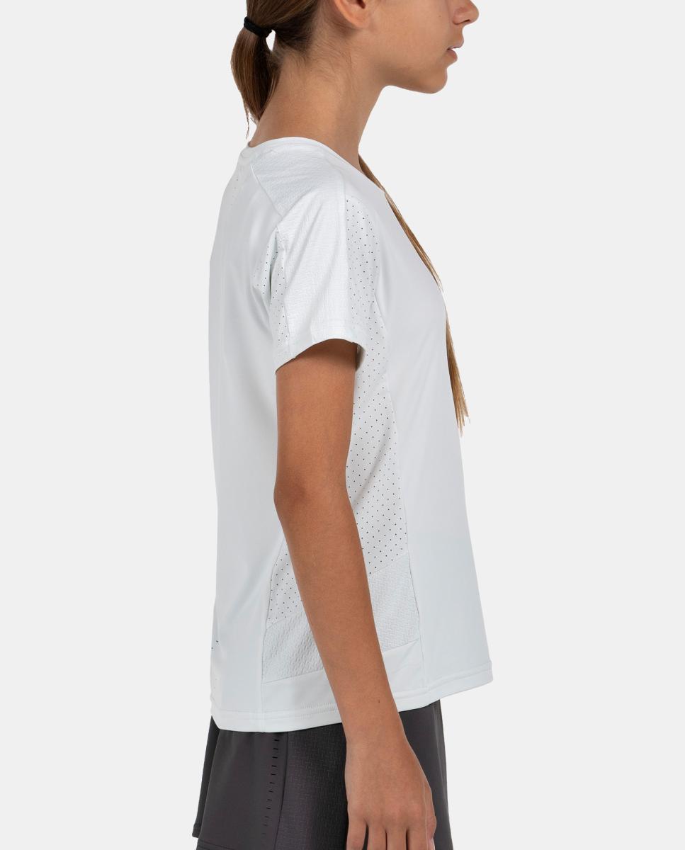 T-Shirt  de Criança Omur G Bullpadel Branco-3