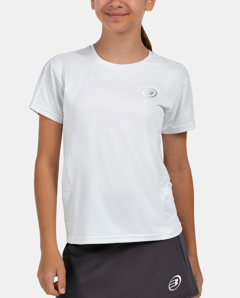 T-Shirt  de Criança Omur G Bullpadel Branco-5