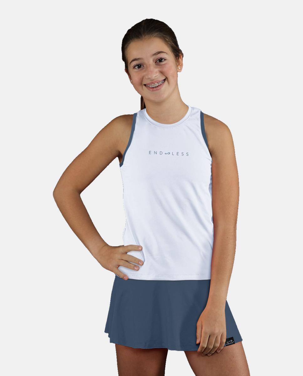 T-shirt de Menina Essential Kids Branco-4