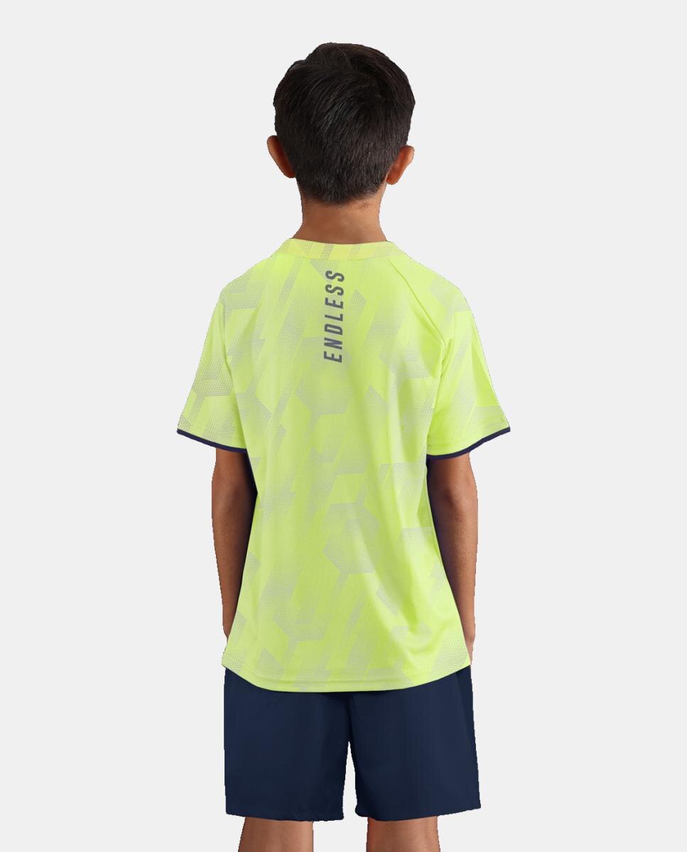 T-shirt de Menino Faze Kids Amarelo-flúor-4