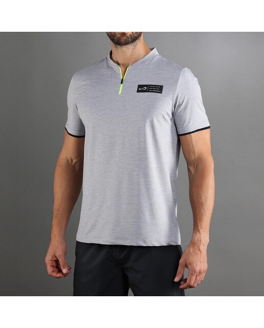 Polo de Homem Bravery Cinzento-claro-1