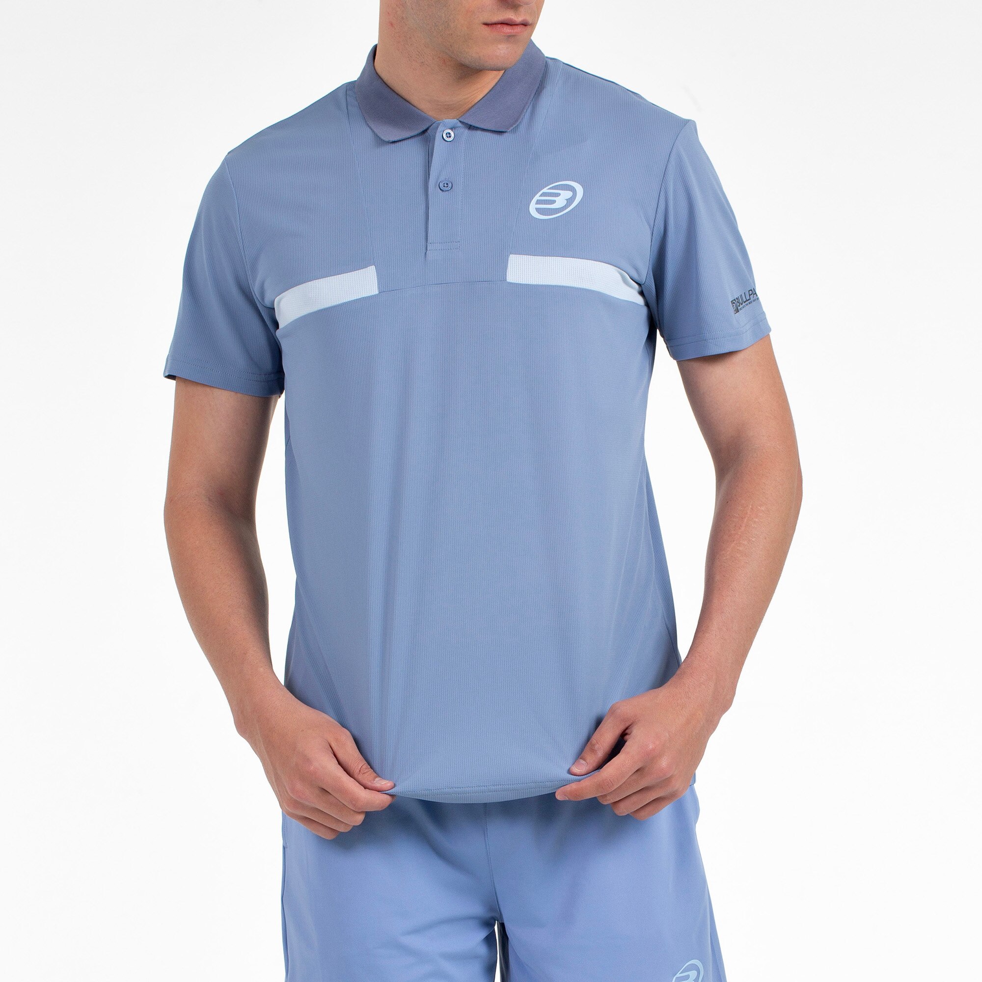 Polo Básico de Homem Calzadil Azul-5