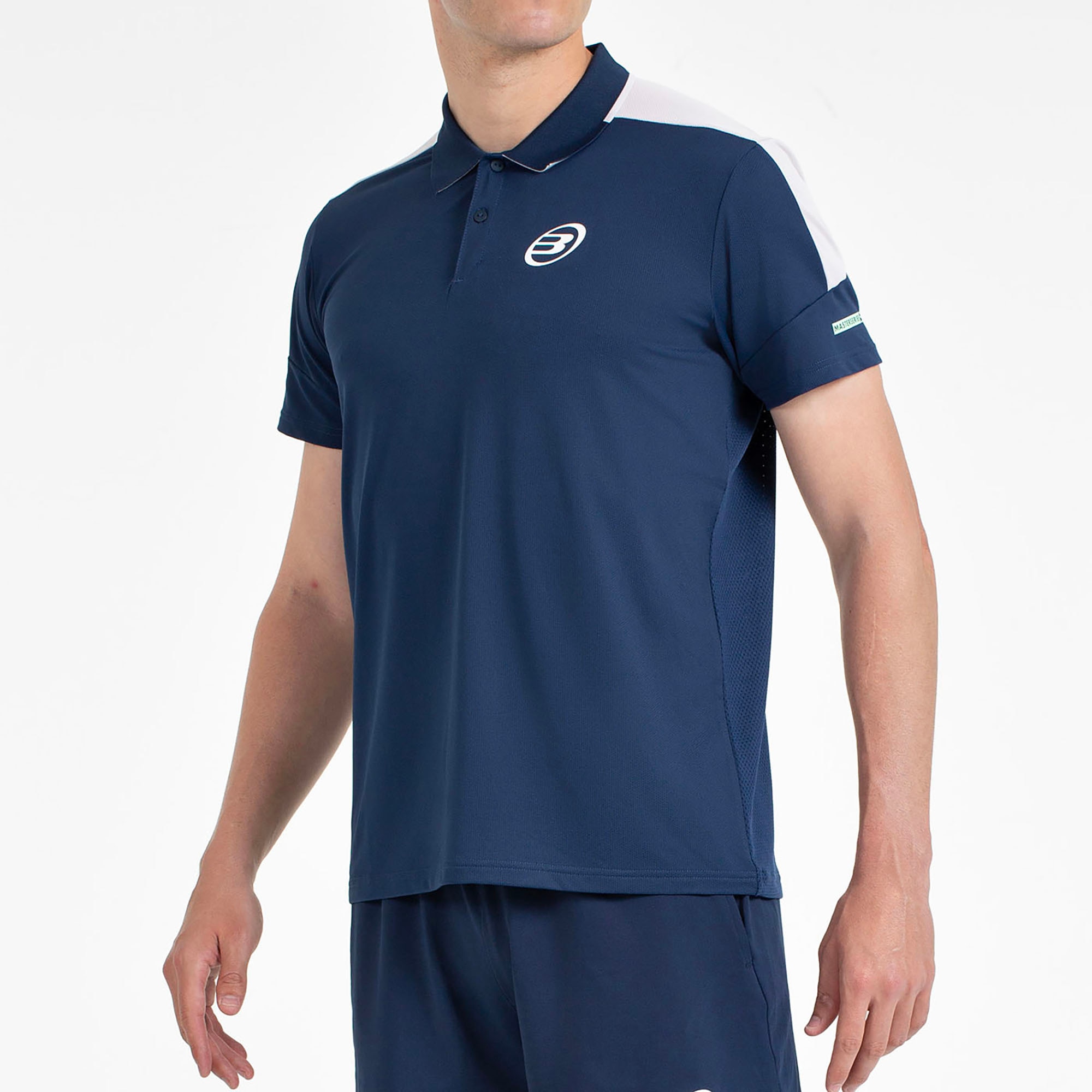 Polo Básico de Homem Mijas Azul-3
