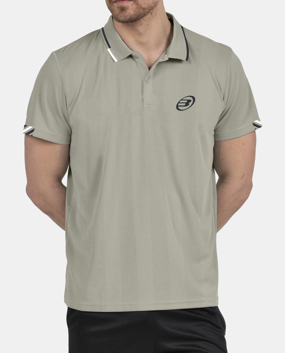 Polo Básico de Homem Tasel Cinzento-2