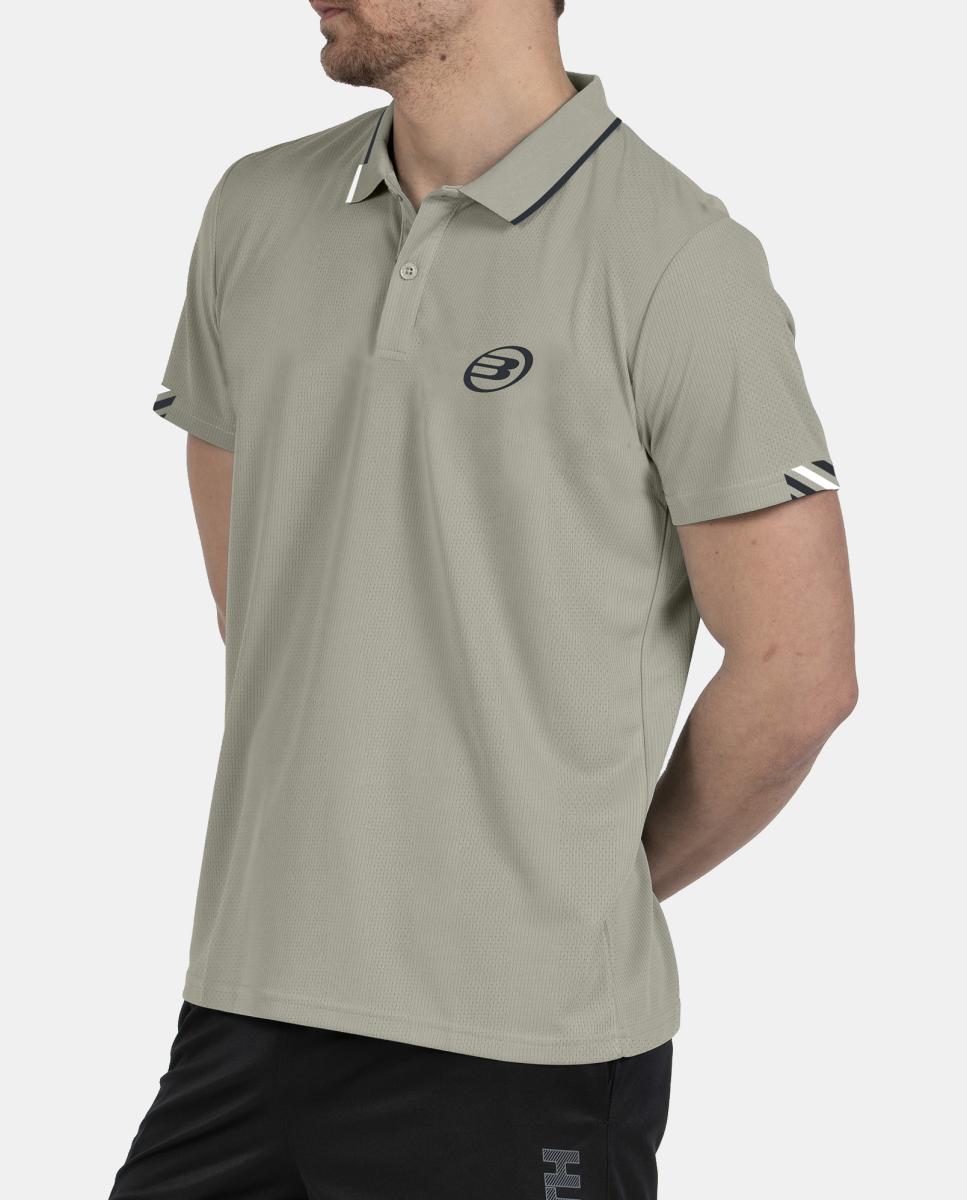 Polo Básico de Homem Tasel Cinzento-3