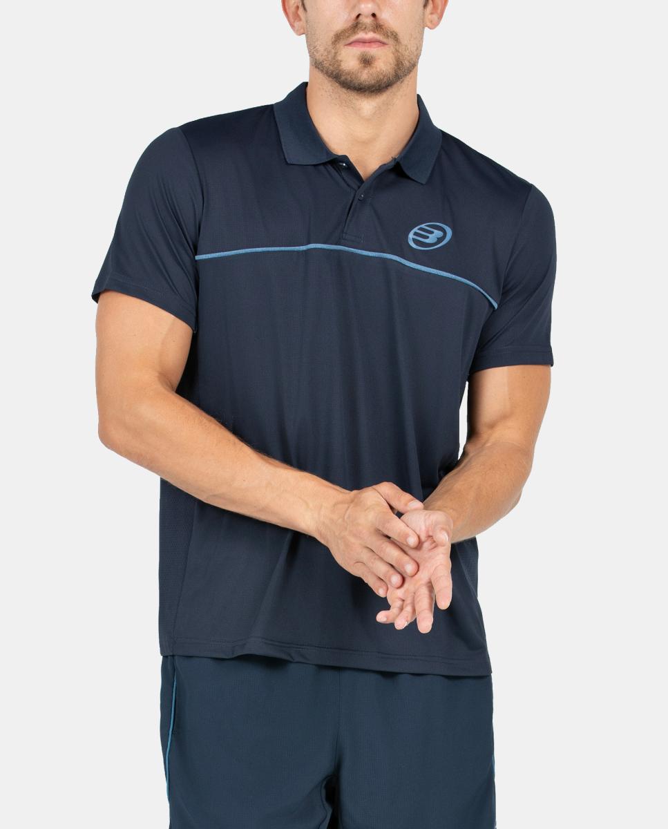 Polo Básico de Homem Cacine Bullpadel Azul-marinho-5