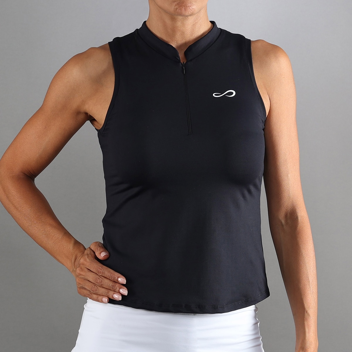 Polo de Mulher Glam Preto-1