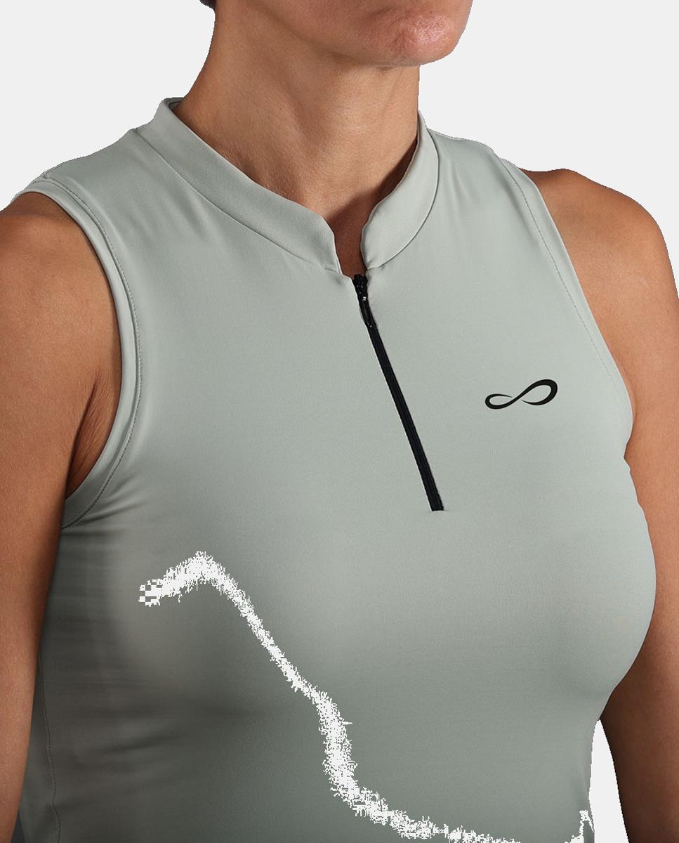Polo de Mulher Glam Endless Verde-militar-3