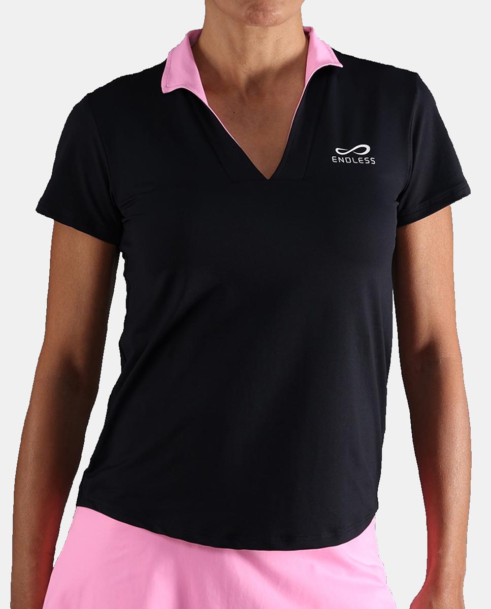 Polo De Mujer Onyx Sleeves Endless - Negro Negro-1