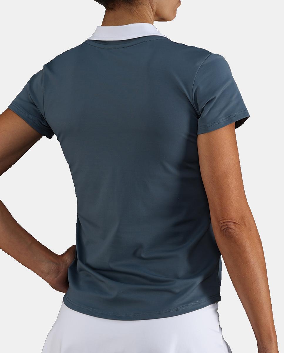 Polo De Mujer Onyx Sleeves Endless - Azul denim Azul denim-2
