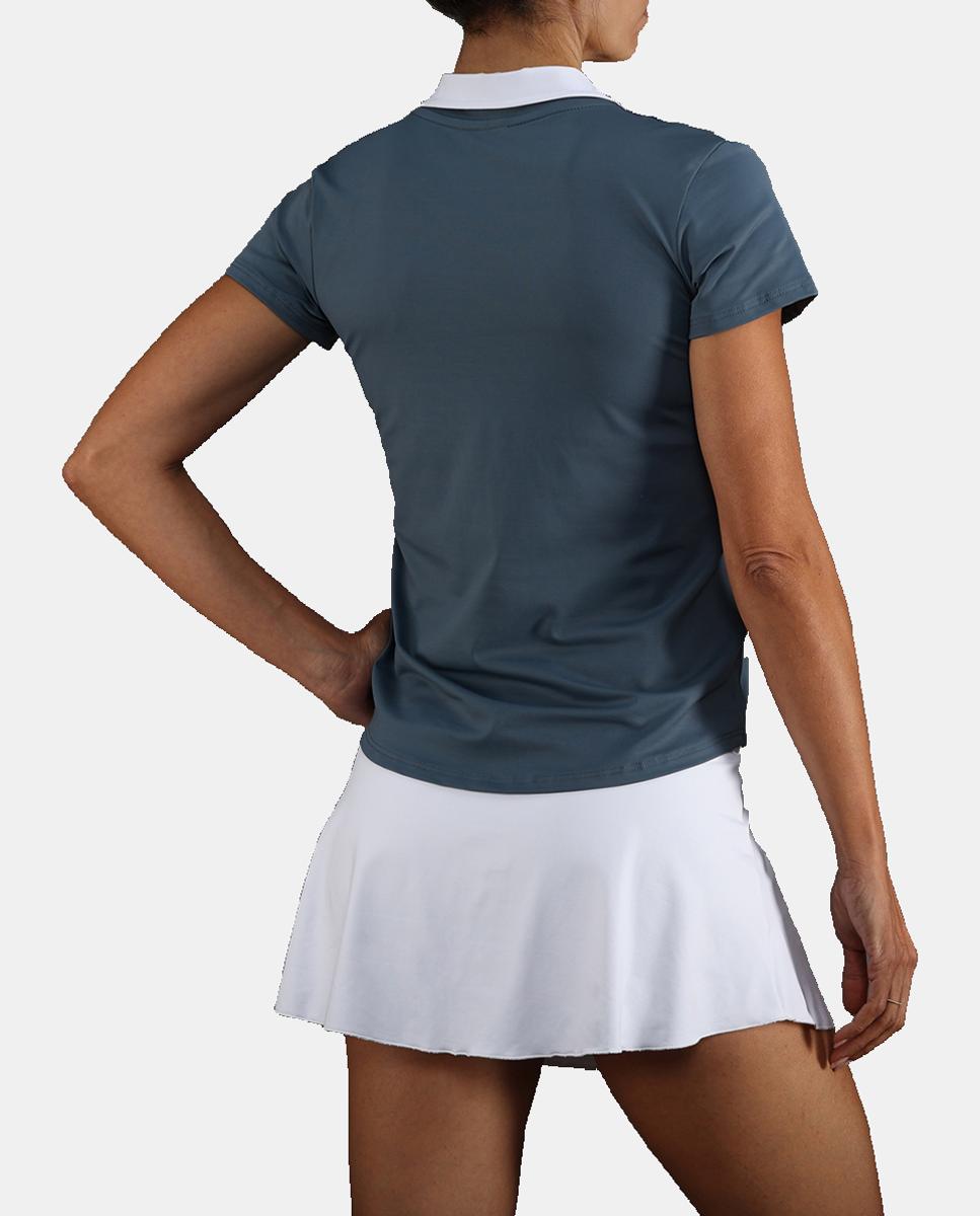 Polo De Mujer Onyx Sleeves Endless - Azul denim Azul denim-5