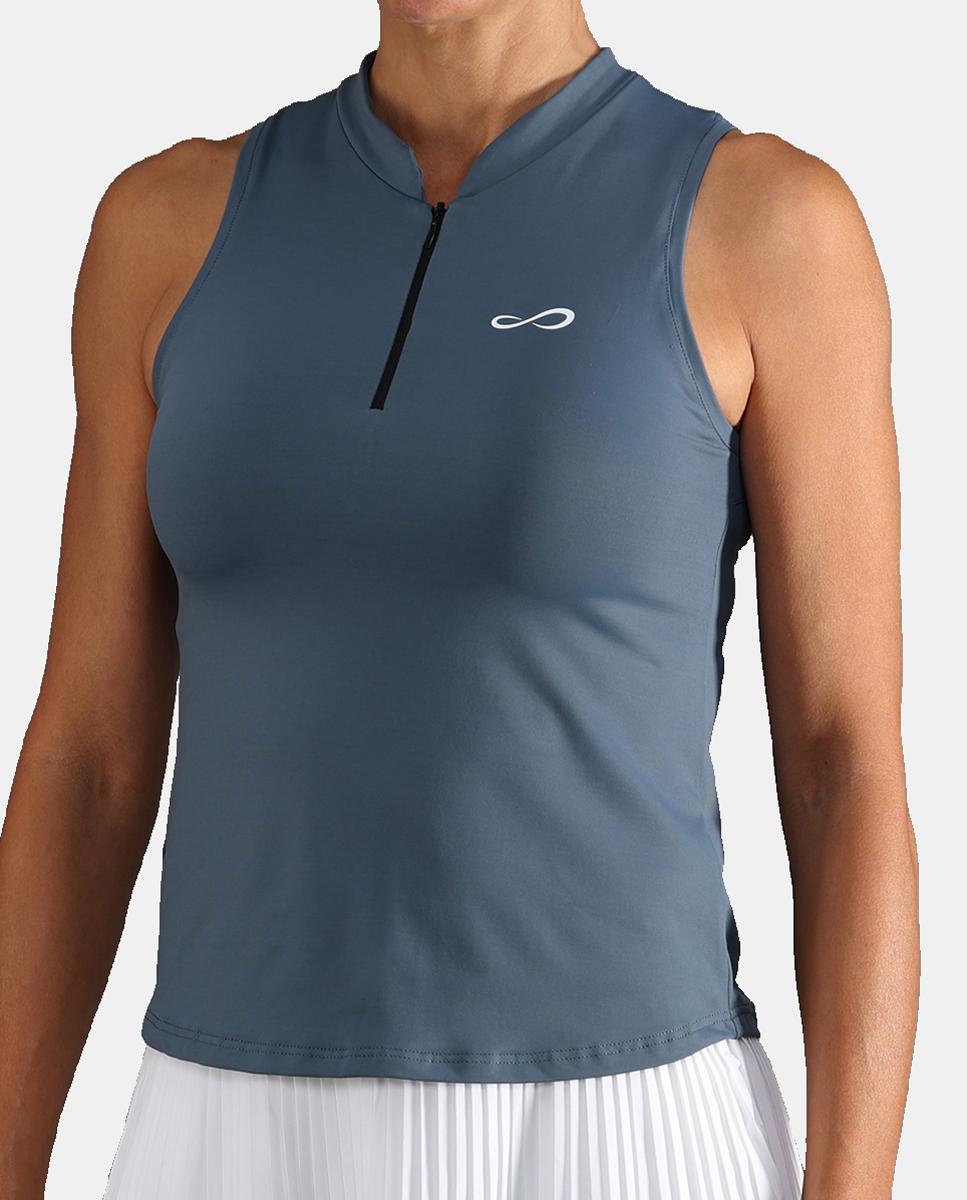 Polo De Mujer Glam Endless - Azul denim Azul denim-1