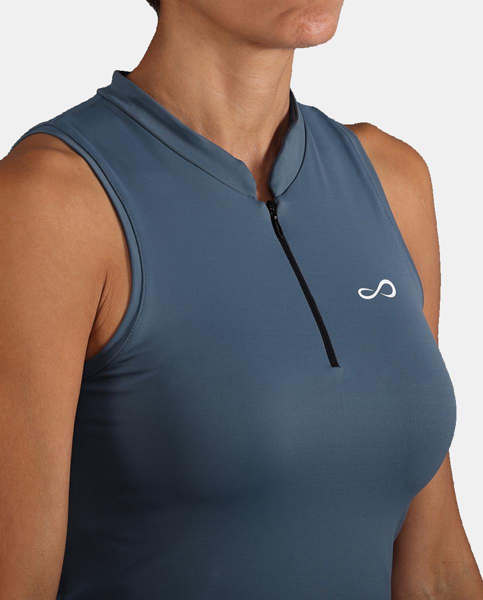 Polo De Mujer Glam Endless - Azul denim Azul denim-3