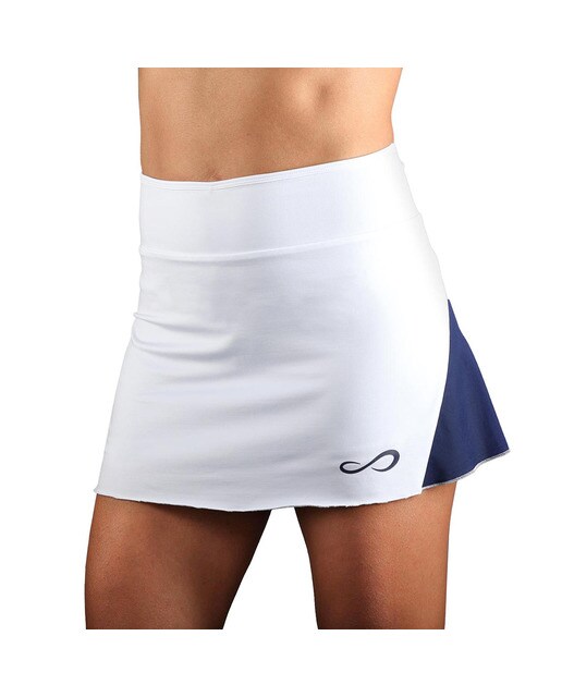 Saia de Mulher Bliss Branco / Azul-marinho-1