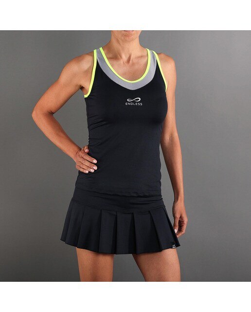 Saia de mulher Ottey Endless Preto / Cinzento-3
