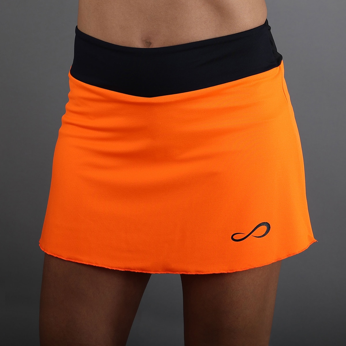 Saia de mulher Diamond Endless Laranja / Preto-1