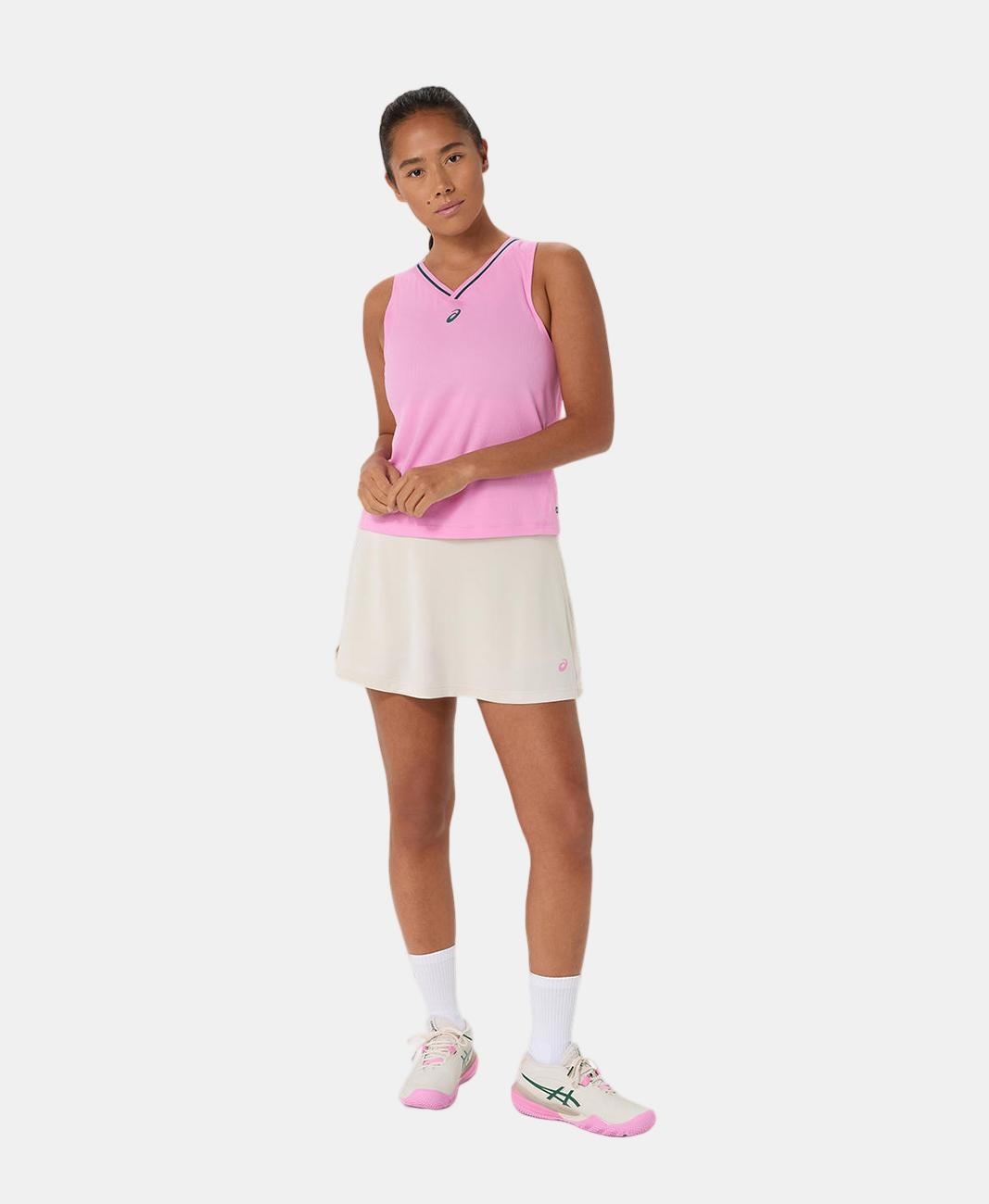 Saia de Mulher Padel Court Skirt Natural-3