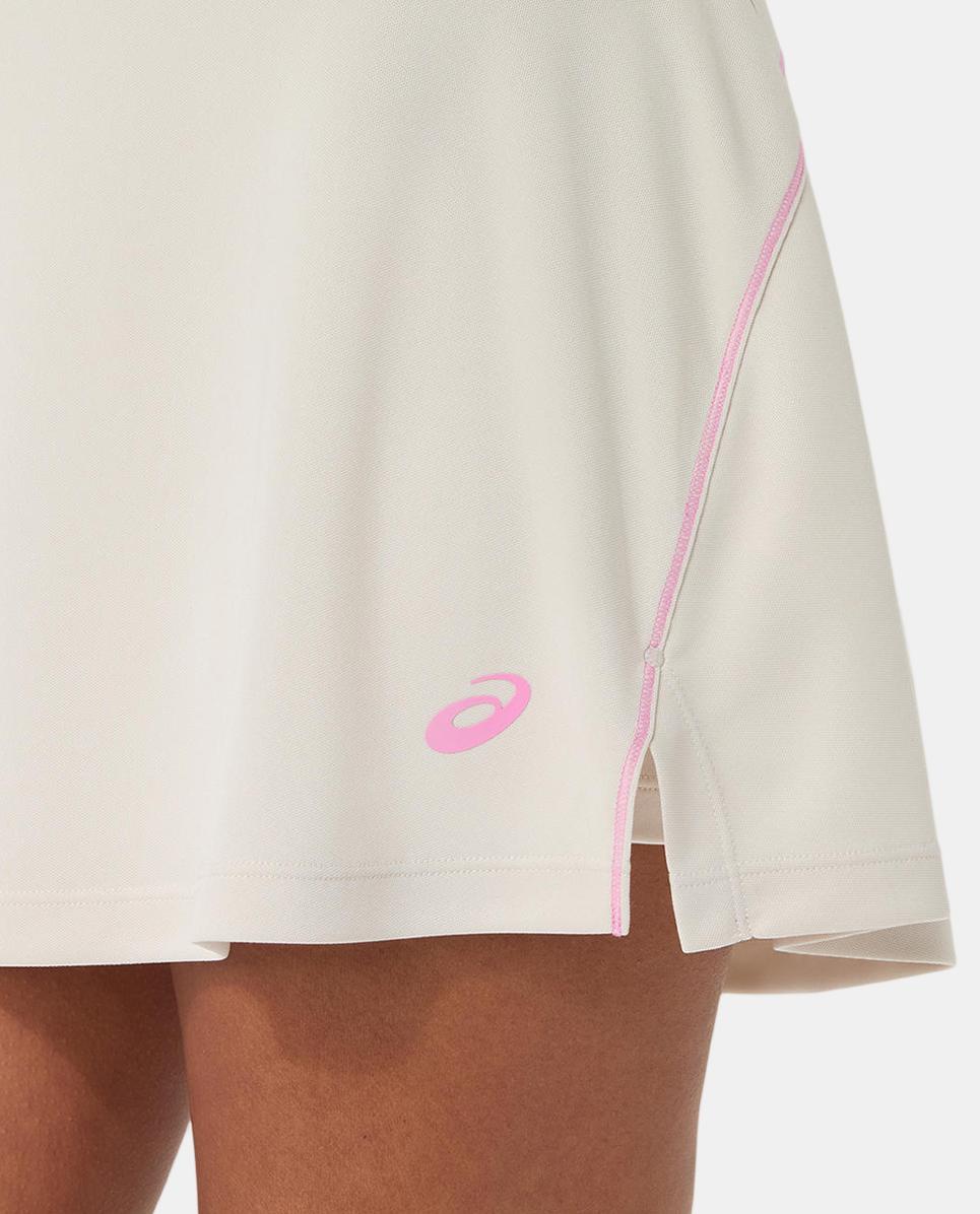 Saia de Mulher Padel Court Skirt Natural-5