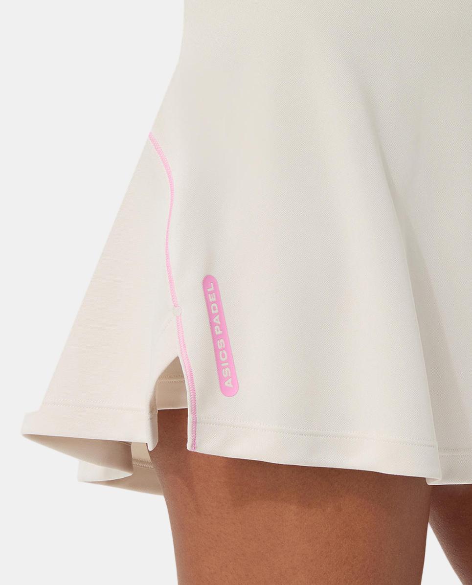 Saia de Mulher Padel Court Skirt Natural-6