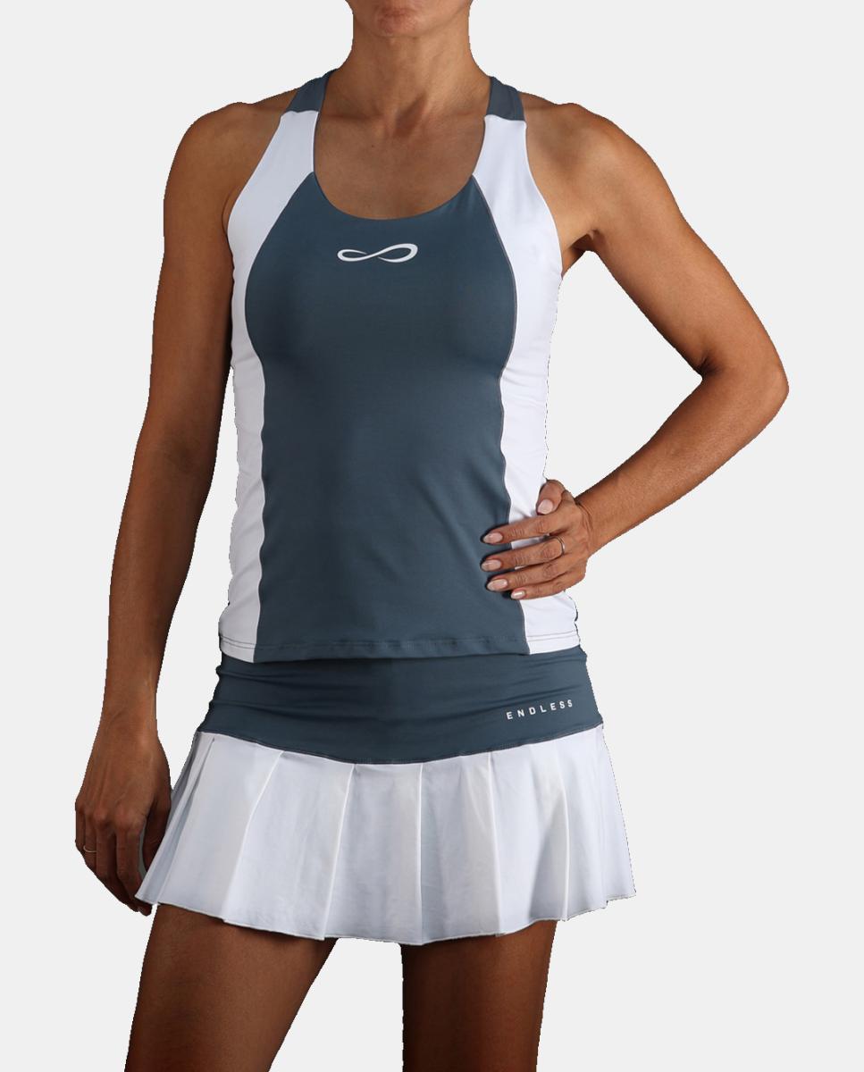 Saia de Mulher Ottey Endless Azul / Branco-3