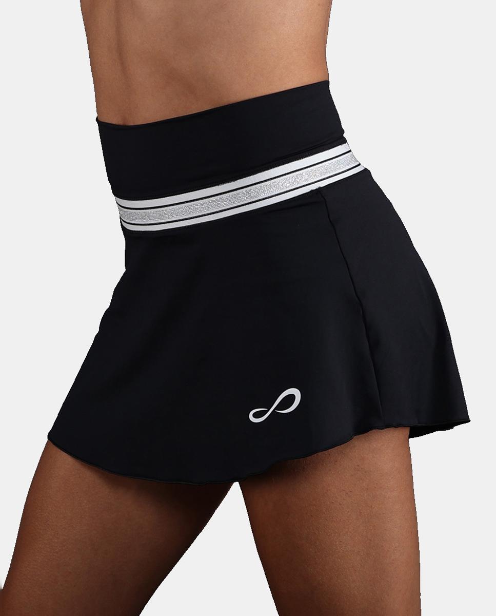 Saia de Mulher Gloss Endless Preto-3