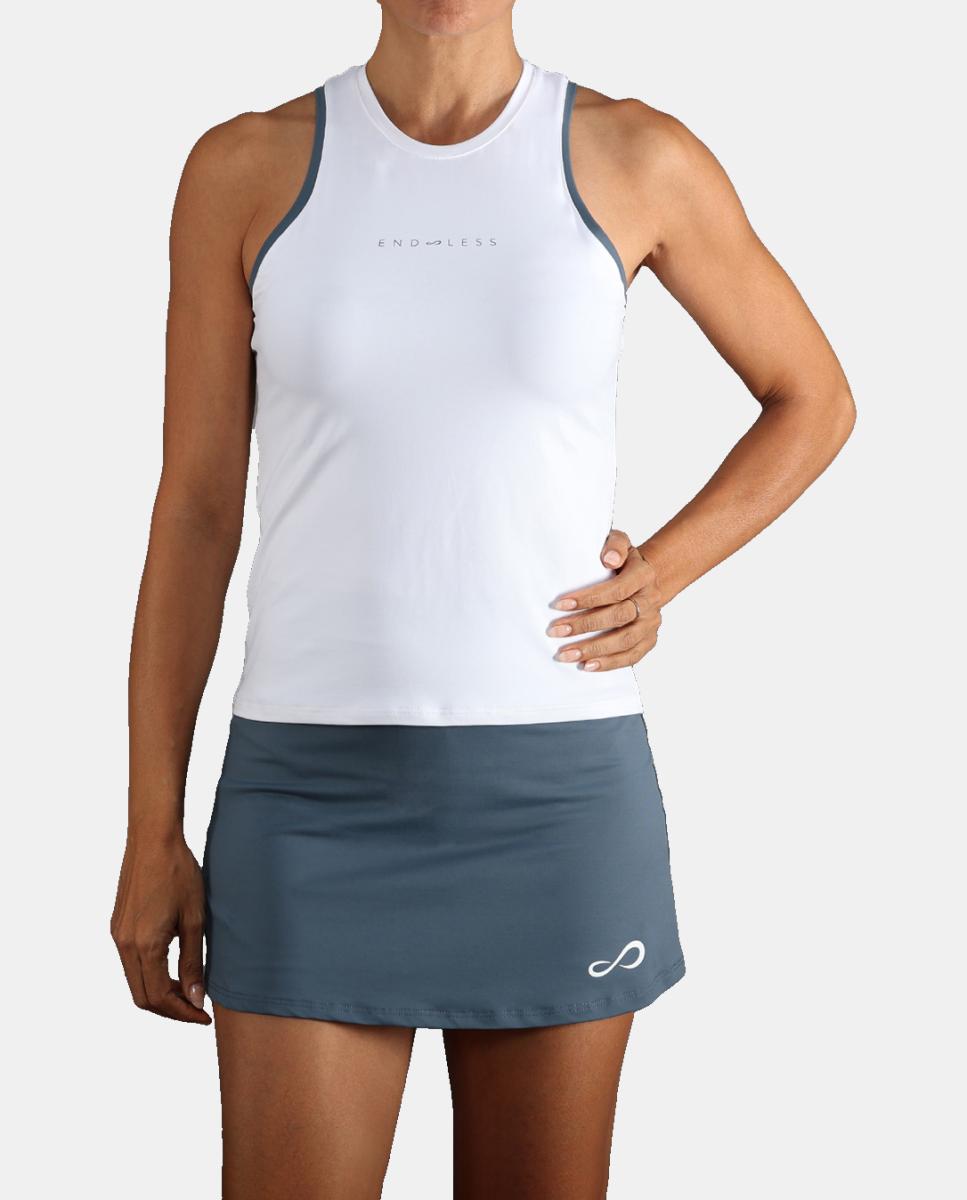 Saia de Mulher Minimal Hw Endless Azul denim-4