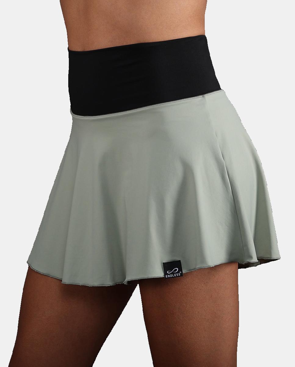 Falda De Mujer Lux Ii Endless - Verde militar Verde militar-3