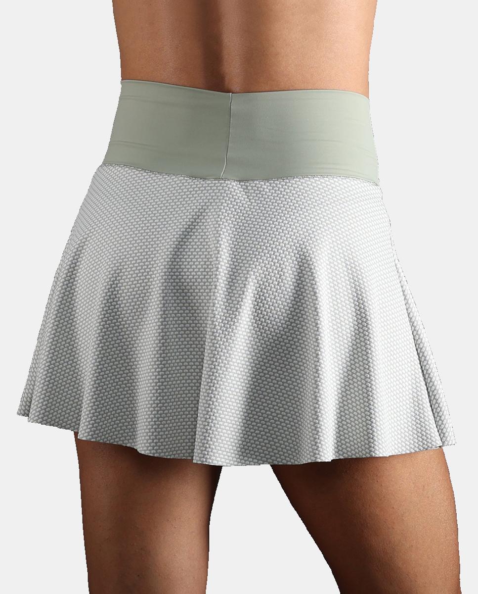 Falda De Mujer Lux Ii Endless - Verde / Blanco Verde / Blanco-2