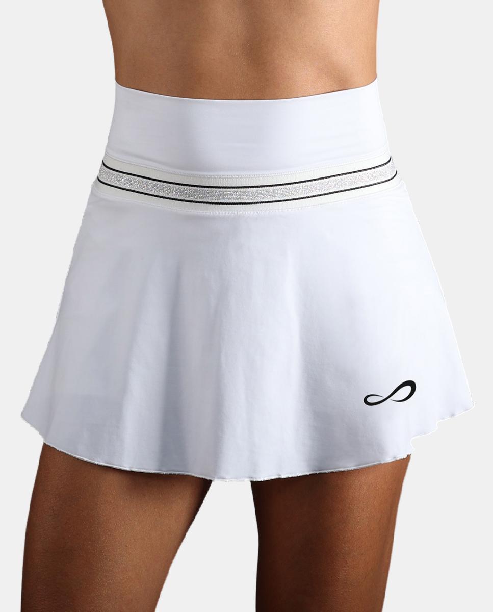 Falda De Mujer Gloss Endless - Blanco Blanco-3