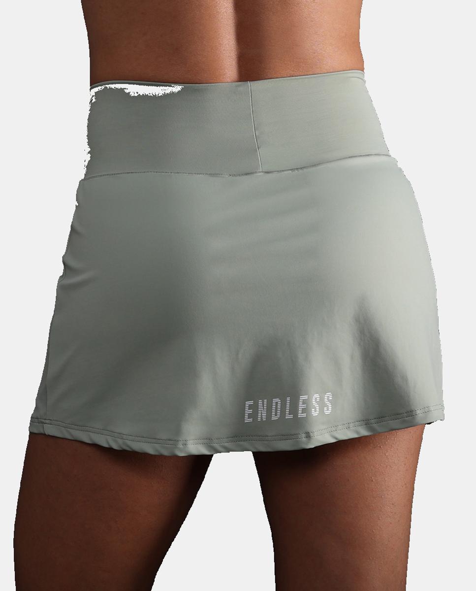 Falda De Mujer Minimal Hw Endless - Verde militar Verde militar-2