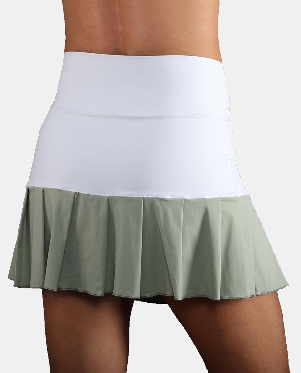 Saia de Mulher Ottey Branco / Verde-3